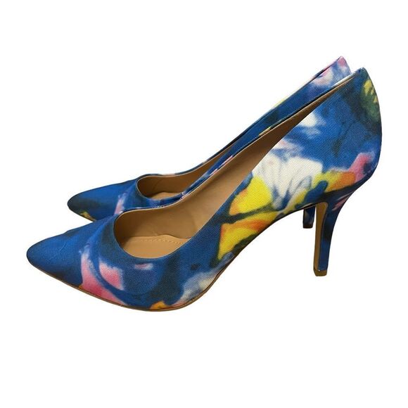 BCBGeneration Tie Dye 3" Heels Pumps Size 8.5 NEW - Picture 1 of 6